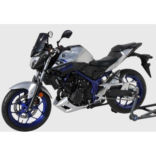 Garde boue AR ERMAX brut à peindre pour Yamaha MT03 2016 2019 