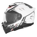 NOX casque modulable moto scooter N967 SYNCHRO Blanc / Rouge