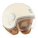 NOX casque jet vintage moto scooter IDOL crème