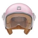 NOX vintage jet helmet moto scooter IDOL gloss pink