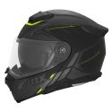 NOX modular helmet moto scooter N967 SYNCHRO matt black / fluorescent yellow