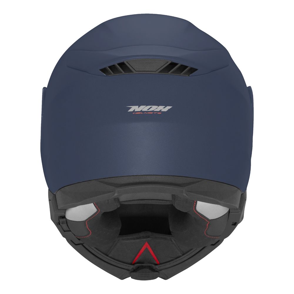 NOX casque modulable moto scooter N967 bleu métallisé