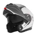 NOX casque modulable moto scooter N968 TOMAK blanc / rouge