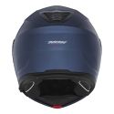 NOX casque modulable moto scooter N968 bleu mat metallisé