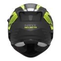 NOX full face helmet moto scooter N304S CARVER matt black / yellow