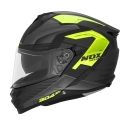 NOX full face helmet moto scooter N304S CARVER matt black / yellow