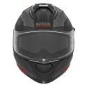 NOX full face helmet moto scooter N304S CARVER matt black / red