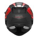 NOX full face helmet moto scooter N304S CARVER matt black / red