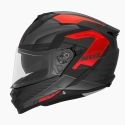 NOX full face helmet moto scooter N304S CARVER matt black / red