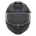 NOX full face helmet moto scooter N304S CARVER matt black / blue