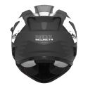 NOX casque intégral moto scooter N304S CARVER noir mat / blanc