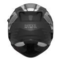 NOX full face helmet moto scooter N304S CARVER matt black / titanium