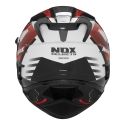 NOX casque intégral moto scooter N304S CARVER blanc / rouge