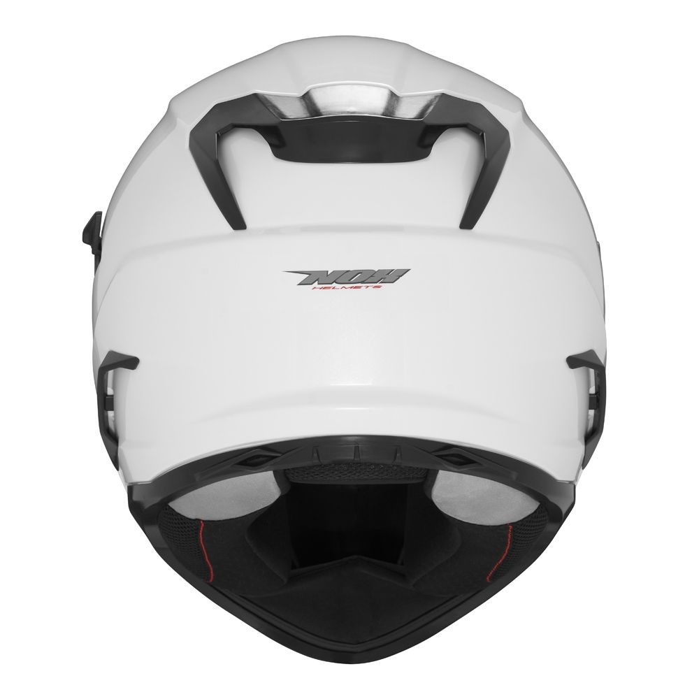 Nox Casque Modulable Moto Scooter N S Blanc Perle