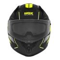 NOX casque intégral moto scooter N401 XENO noir mat / blanc