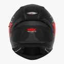 NOX casque intégral moto scooter N401 XENO noir mat / rouge