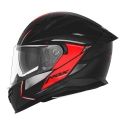 NOX full face helmet moto scooter N401 XENO matt black / red