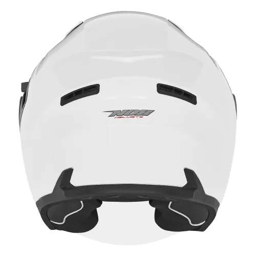 NOX casque jet moto scooter N130 blanc perle