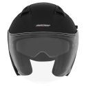 NOX casque jet moto scooter N130 noir mat