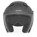 NOX casque jet moto scooter N130 titane mat