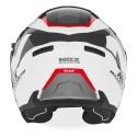 NOX casque jet moto scooter N130 KLINT blanc / rouge