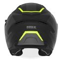 NOX casque jet moto scooter N130 KLINT noir mat / jaune