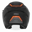 NOX casque jet moto scooter N130 KLINT noir mat / jaune