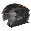 NOX jet helmet moto scooter N130 KLINT matt black / yellow