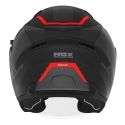 NOX casque jet moto scooter N130 KLINT noir mat / rouge