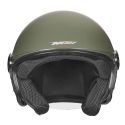 NOX casque jet moto scooter N608 kaki mat