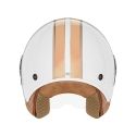 NOX casque jet moto scooter N210 EVO blanc / orange pastel