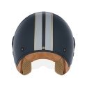 NOX casque jet moto scooter N210 EVO bleu mat / gris nardo