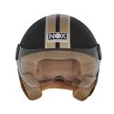 NOX jet helmet moto scooter N210 EVO matt black / gold