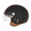 NOX casque jet moto scooter N210 EVO noir mat / rouge