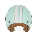 NOX casque jet moto scooter N210 EVO vert pastel / blanc