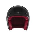 NOX casque jet moto scooter N243 noir brillant