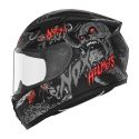 NOX full face child helmet moto scooter N731 ZUMBI matt black / red