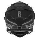 NOX casque cross moto N312 DRONE noir mat / rouge