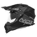 NOX casque cross moto N312 DRONE noir mat / rouge