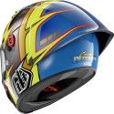 SHARK casque moto intégral RACE-R PRO GP-06 REPLICA CAM PETERSEN anthracite / jaune / bleu