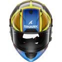 SHARK casque moto intégral RACE-R PRO GP-06 REPLICA CAM PETERSEN anthracite / jaune / bleu