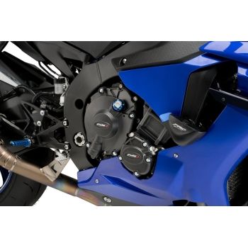 PUIG cache protection carters moteur Track Championship YAMAHA YZF-R1 / R1M / 2015 2024 ref 21518