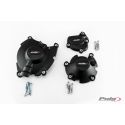 PUIG cache protection carters moteur Track Championship YAMAHA YZF-R1 / R1M / 2015 2024 ref 21518