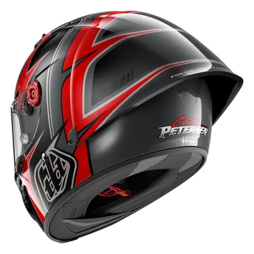 SHARK integral motorcycle helmet RACE-R PRO GP-06 REPLICA CAM PETERSEN black / red / anthracite