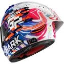 SHARK integral motorcycle helmet AERON GP REPLICA ZARCO purple / blue