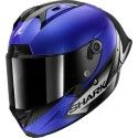 SHARK integral motorcycle helmet AERON GP BLANK SP blue