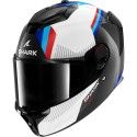 SHARK casque moto intégral SPARTAN GT PRO DOKHTA CARBON blanc / bleu