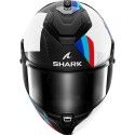 SHARK casque moto intégral SPARTAN GT PRO DOKHTA CARBON blanc / bleu