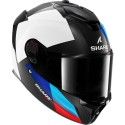 SHARK casque moto intégral SPARTAN GT PRO DOKHTA CARBON blanc / bleu