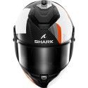 SHARK casque moto intégral SPARTAN GT PRO DOKHTA CARBON blanc / orange